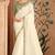 Off white chiffon embroidered bridal-saree