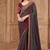 Wine grey georgette embroidered bollywood-saree