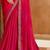 Magenta chiffon embroidered bridal-saree