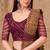 Deep gold georgette embroidered -saree