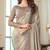 Silversilk embroidered silk-saree