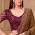 Deep gold georgette embroidered -saree