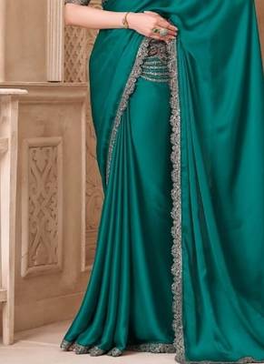 Tealsilk embroidered silk-saree 4