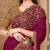 Maroonsilk embroidered silk-saree