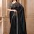 Blacksilk embroidered silk-saree
