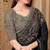 Blacksilk embroidered silk-saree