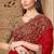 Redsilk embroidered silk-saree
