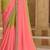 Peach mehendi georgette embroidered bridal-saree