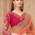 Orangesilk embroidered silk-saree