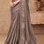 Beige georgette embroidered party-wear-saree