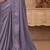 Lavender georgette embroidered party-wear-saree