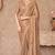 Beige georgette embroidered party-wear-saree