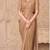 Beige georgette embroidered party-wear-saree