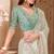 Off white georgette embroidered -saree