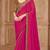 Magenta georgette embroidered -saree