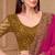 Magenta georgette embroidered -saree