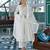 Women's Gorgeous Embroidery Work Flex Cotton Fabric Flared Anarkali Pant and Dupatta Set