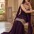Elegant purple ethnic suit set with dupatta