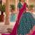 Peacock Blue Banarasi Silk Ethnic Lehenga Choli for Festivals and Weddings