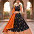 Elegant Black Border Work Festive Chaniya Choli Set for Women