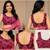 pink chanderi cotton printed ready to wear saree with unstitched blouse piece