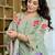 Women's Beautiful Printed Work Chanderi Fabric Straight Kurta Pant and Dupatta Set