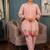 Women's lavender  embroidered kurti set