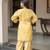 Women's Beautiful Thread Work French Crepe Fabric Straight Kurta Pant Set