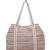   folklore edit blush pink tribal geometric jacquard hobo bag