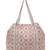   folklore edit blush pink & gold abstract beaded jacquard hobo bag