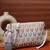   tribal sutra off white & pastel scallop beaded cotton sling bag