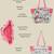   beaded muse off white & pink marine embroidered jacquard tote bag