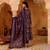 Women's Beautiful Printed Work Rayon Blend Fabric Flared Kurta Pant and Dupatta Set