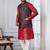  kurta jacket set for men with embroidered work