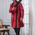  red  silk blend kurta dupatta set for men  