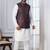 red  silk blend kurta set with jacket for men with embroidered work