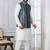  silk blend kurta jacket set for men with embroidered work