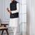 white silk blend kurta jacket  set for men with sequin work