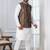 white   silk blend kurta jacket  set for men with embroidered work
