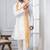   white blend kurta duppata  set for men  