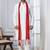   white blend kurta duppata  set for men  