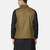Mens solid black kurta pyjama set with olive green jacket