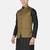 Mens solid black kurta pyjama set with olive green jacket
