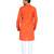 Orange self design mens kurta pyjama set
