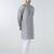 Grey stripes mens kurta pyjama set