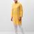 Mens yellow kurta pyjama set