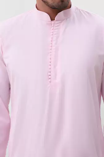 Mens pink kurta pyjama set