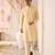 Mens yellow kurta pyjama set