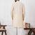  gold silk blend  kurta set for men