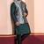  green silk blend kurta jacket for men with embroidered work